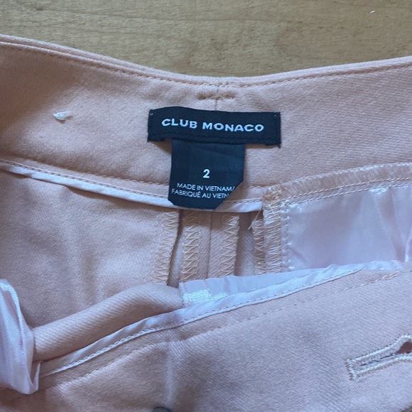 Club Monaco Pink Wool Trousers - Picture 3 of 4